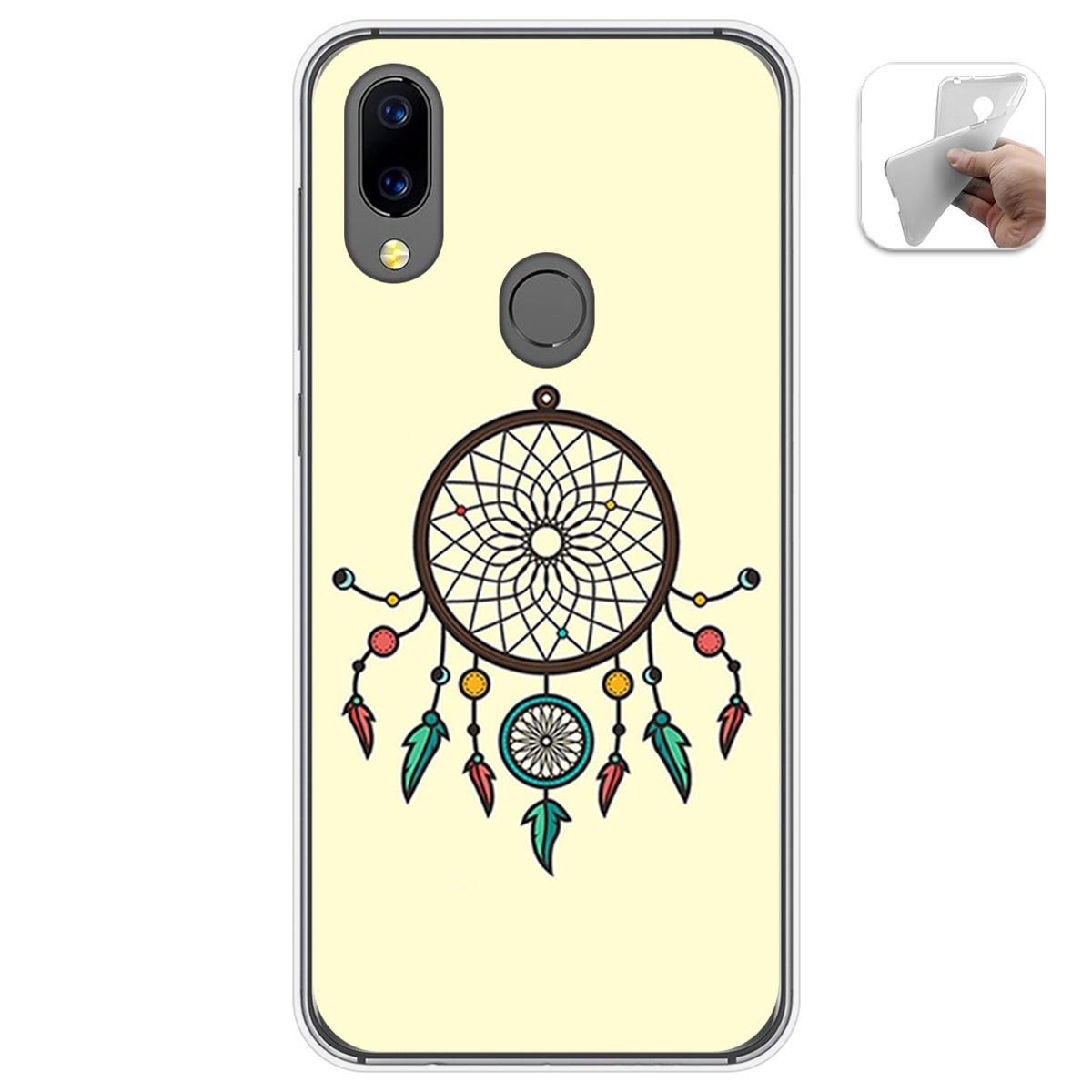 Funda Gel Tpu para Umidigi A3X diseño Atrapasueños Dibujos