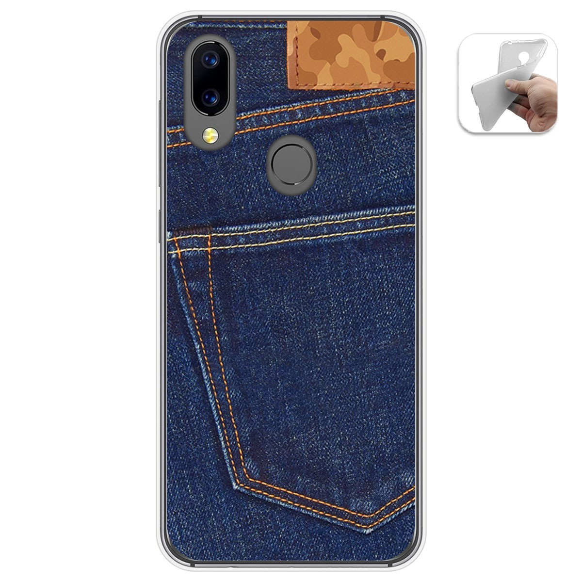 Funda Gel Tpu para Umidigi A3X diseño Vaquero Dibujos