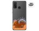 Funda Gel Transparente para Huawei P Smart 2020 diseño Bufalo Dibujos