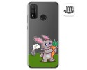 Funda Gel Transparente para Huawei P Smart 2020 diseño Conejo Dibujos