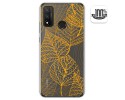 Funda Gel Transparente para Huawei P Smart 2020 diseño Hojas Dibujos