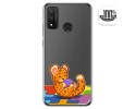 Funda Gel Transparente para Huawei P Smart 2020 diseño Leopardo Dibujos