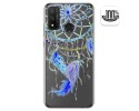 Funda Gel Transparente para Huawei P Smart 2020 diseño Plumas Dibujos