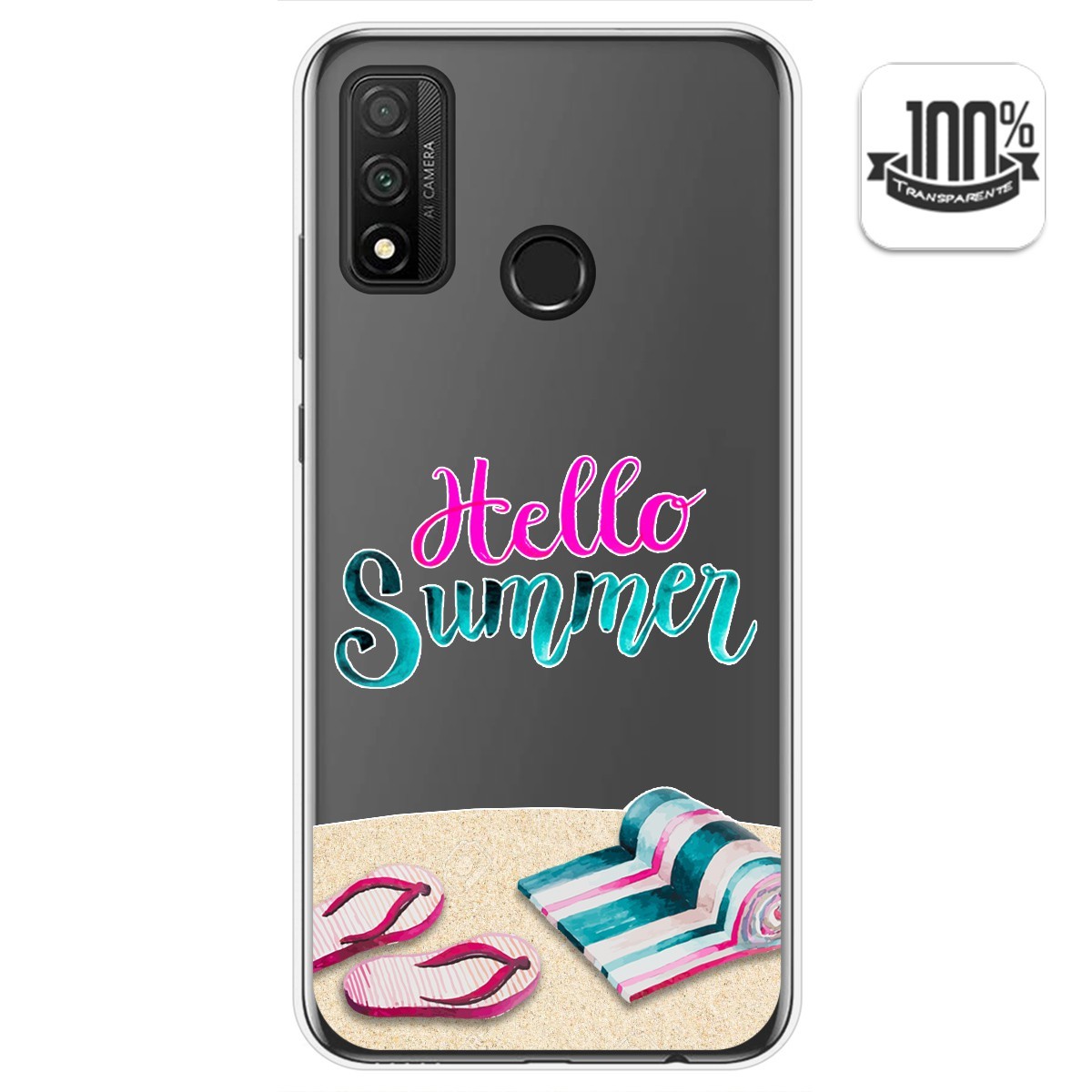 Funda Gel Transparente para Huawei P Smart 2020 diseño Summer Dibujos
