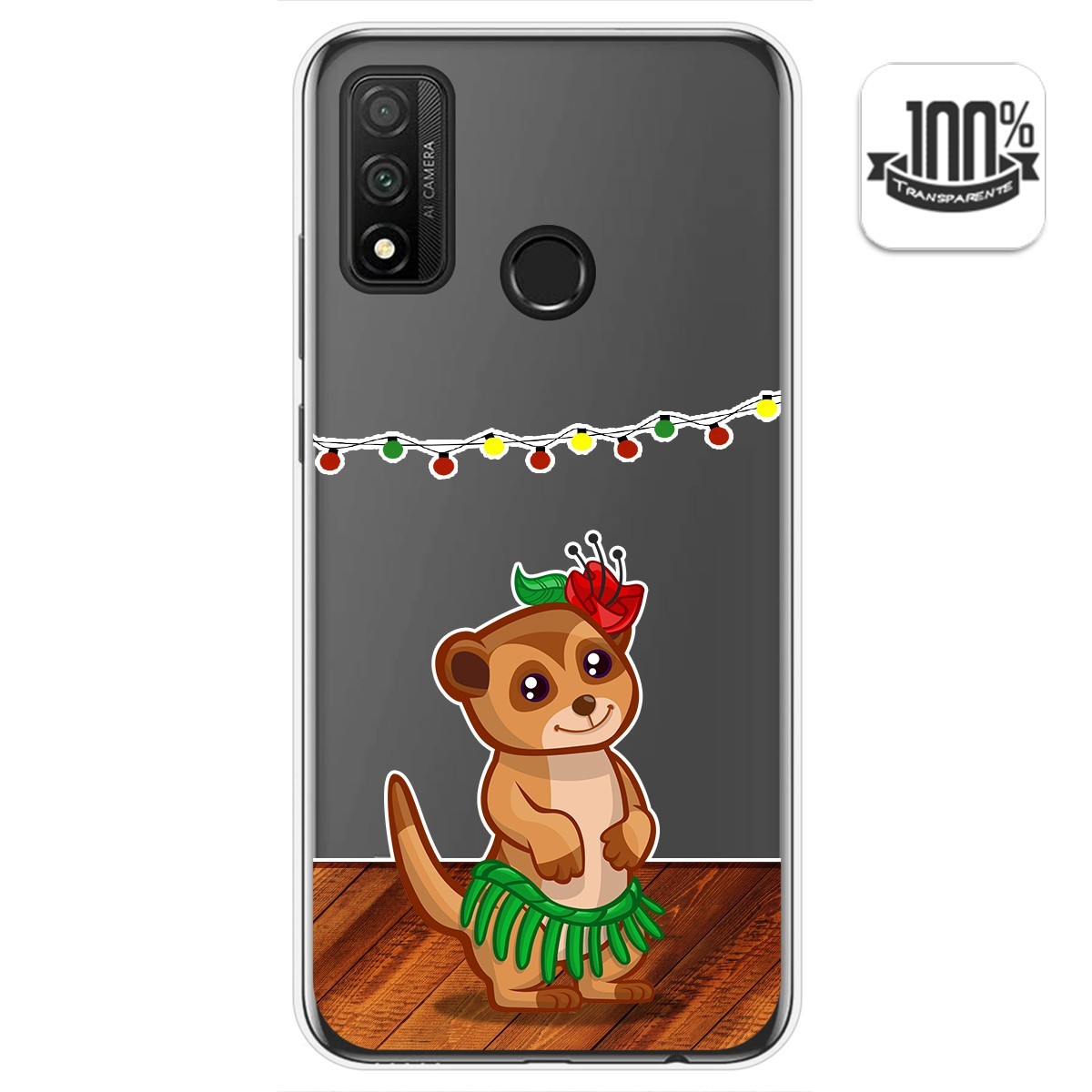 Funda Gel Transparente para Huawei P Smart 2020 diseño Suricata Dibujos