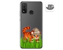 Funda Gel Transparente para Huawei P Smart 2020 diseño Tigre Dibujos