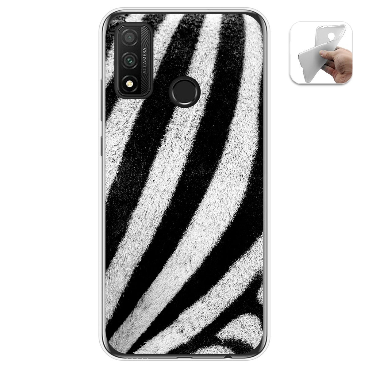Funda Gel Tpu para Huawei P Smart 2020 diseño Animal 02 Dibujos