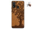 Funda Gel Tpu para Huawei P Smart 2020 diseño Cuero 03 Dibujos