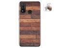 Funda Gel Tpu para Huawei P Smart 2020 diseño Madera 03 Dibujos