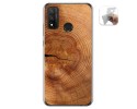 Funda Gel Tpu para Huawei P Smart 2020 diseño Madera 04 Dibujos