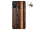 Funda Gel Tpu para Huawei P Smart 2020 diseño Madera 05 Dibujos