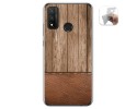 Funda Gel Tpu para Huawei P Smart 2020 diseño Madera 09 Dibujos