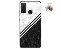 Funda Gel Tpu para Huawei P Smart 2020 diseño Mármol 01 Dibujos
