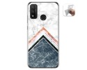 Funda Gel Tpu para Huawei P Smart 2020 diseño Mármol 05 Dibujos