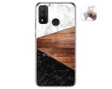 Funda Gel Tpu para Huawei P Smart 2020 diseño Mármol 11 Dibujos