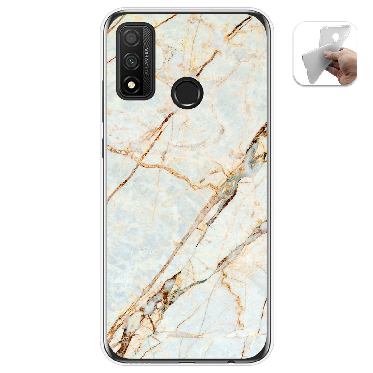 Funda Gel Tpu para Huawei P Smart 2020 diseño Mármol 13 Dibujos