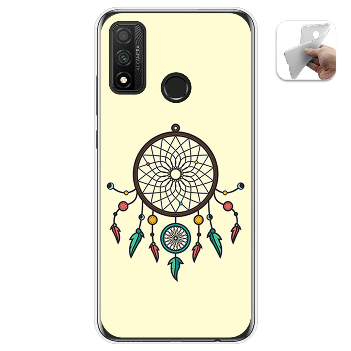 Funda Gel Tpu para Huawei P Smart 2020 diseño Atrapasueños Dibujos