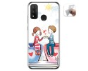 Funda Gel Tpu para Huawei P Smart 2020 diseño Café Dibujos