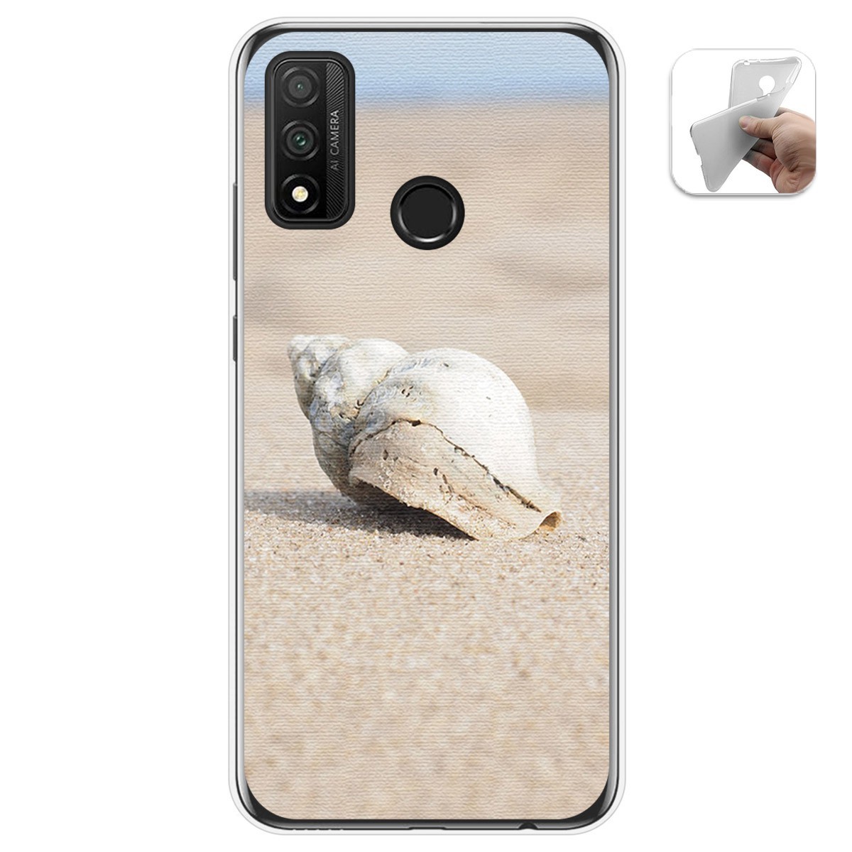 Funda Gel Tpu para Huawei P Smart 2020 diseño Concha Dibujos