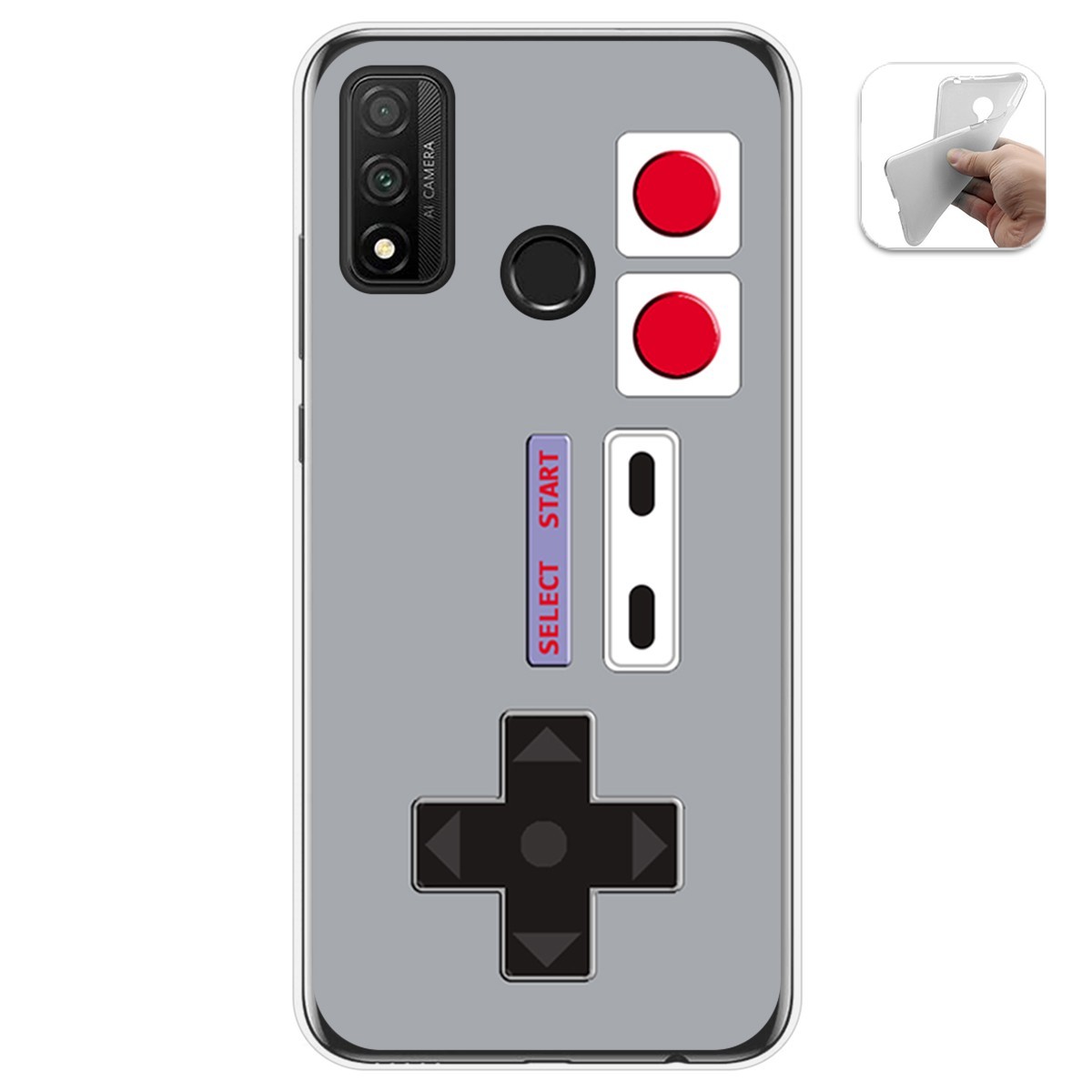 Funda Gel Tpu para Huawei P Smart 2020 diseño Consola Dibujos