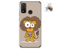 Funda Gel Tpu para Huawei P Smart 2020 diseño Leon Dibujos