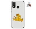 Funda Gel Tpu para Huawei P Smart 2020 diseño Leones Dibujos