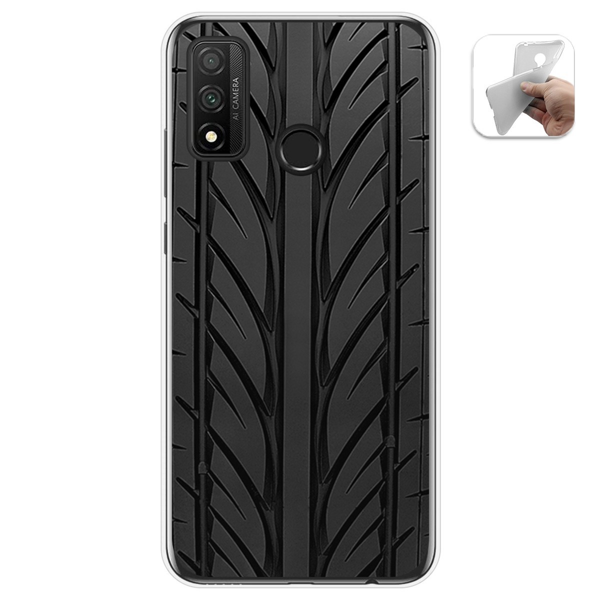 Funda Gel Tpu para Huawei P Smart 2020 diseño Neumatico Dibujos