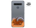 Funda Gel Transparente para Lg K61 diseño Bufalo Dibujos