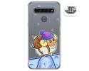 Funda Gel Transparente para Lg K61 diseño Cabra Dibujos