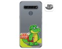 Funda Gel Transparente para Lg K61 diseño Coco Dibujos