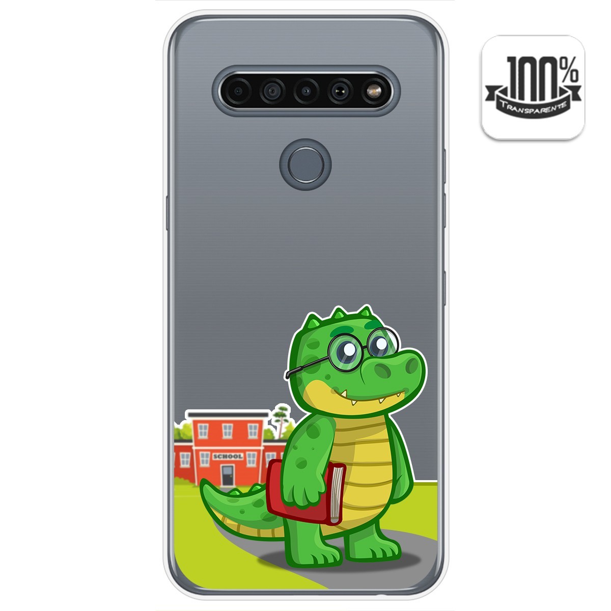 Funda Gel Transparente para Lg K61 diseño Coco Dibujos