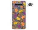 Funda Gel Transparente para Lg K61 diseño Otoño Dibujos