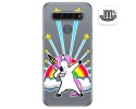 Funda Gel Transparente para Lg K61 diseño Unicornio Dibujos