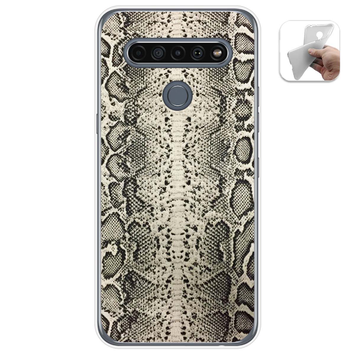 Funda Gel Tpu para Lg K61 diseño Animal 01 Dibujos