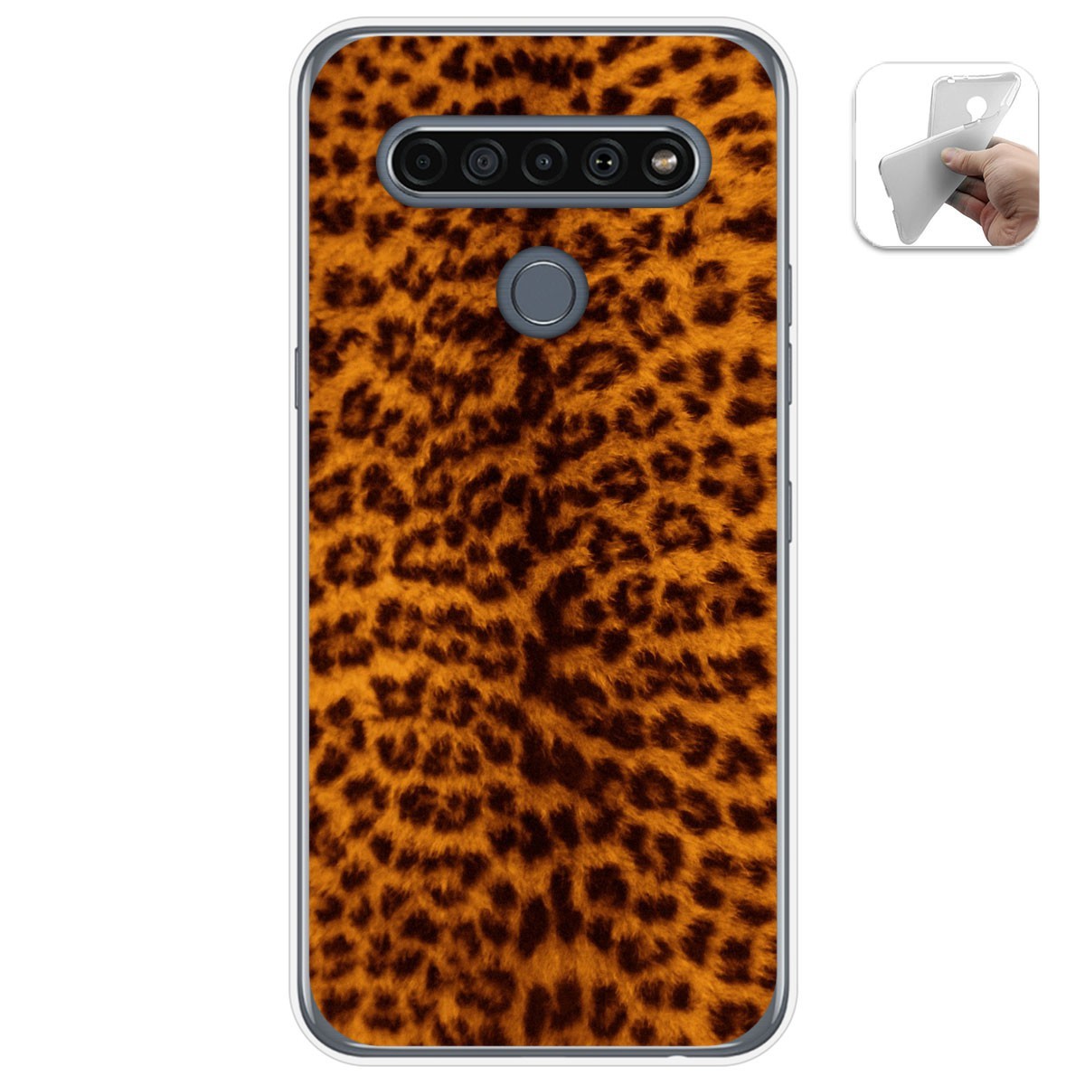 Funda Gel Tpu para Lg K61 diseño Animal 03 Dibujos