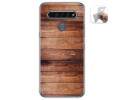 Funda Gel Tpu para Lg K61 diseño Madera 02 Dibujos