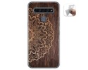 Funda Gel Tpu para Lg K61 diseño Madera 06 Dibujos