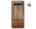 Funda Gel Tpu para Lg K61 diseño Madera 09 Dibujos