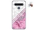 Funda Gel Tpu para Lg K61 diseño Mármol 03 Dibujos