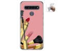 Funda Gel Tpu para Lg K61 diseño Brochas Dibujos