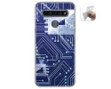 Funda Gel Tpu para Lg K61 diseño Circuito Dibujos