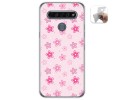 Funda Gel Tpu para Lg K61 diseño Flores Dibujos