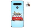 Funda Gel Tpu para Lg K61 diseño Furgoneta Dibujos