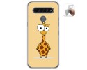 Funda Gel Tpu para Lg K61 diseño Jirafa Dibujos