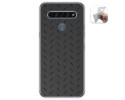 Funda Gel Tpu para Lg K61 diseño Metal Dibujos