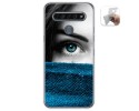 Funda Gel Tpu para Lg K61 diseño Ojo Dibujos
