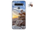 Funda Gel Tpu para Lg K61 diseño Sunset Dibujos