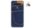 Funda Gel Tpu para Lg K61 diseño Vaquero Dibujos