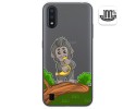Funda Gel Transparente para Samsung Galaxy A01 diseño Mono Dibujos