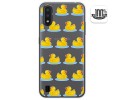 Funda Gel Transparente para Samsung Galaxy A01 diseño Pato Dibujos